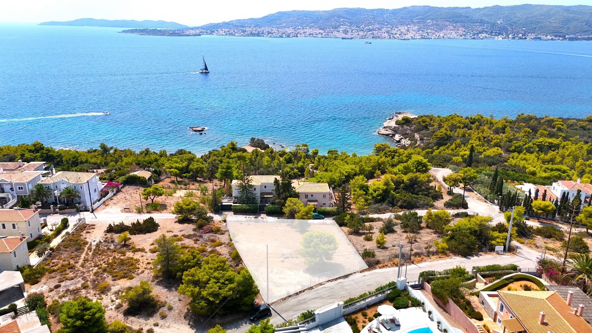 1 - venta terreno vista al mar kosta peloponeso grecia