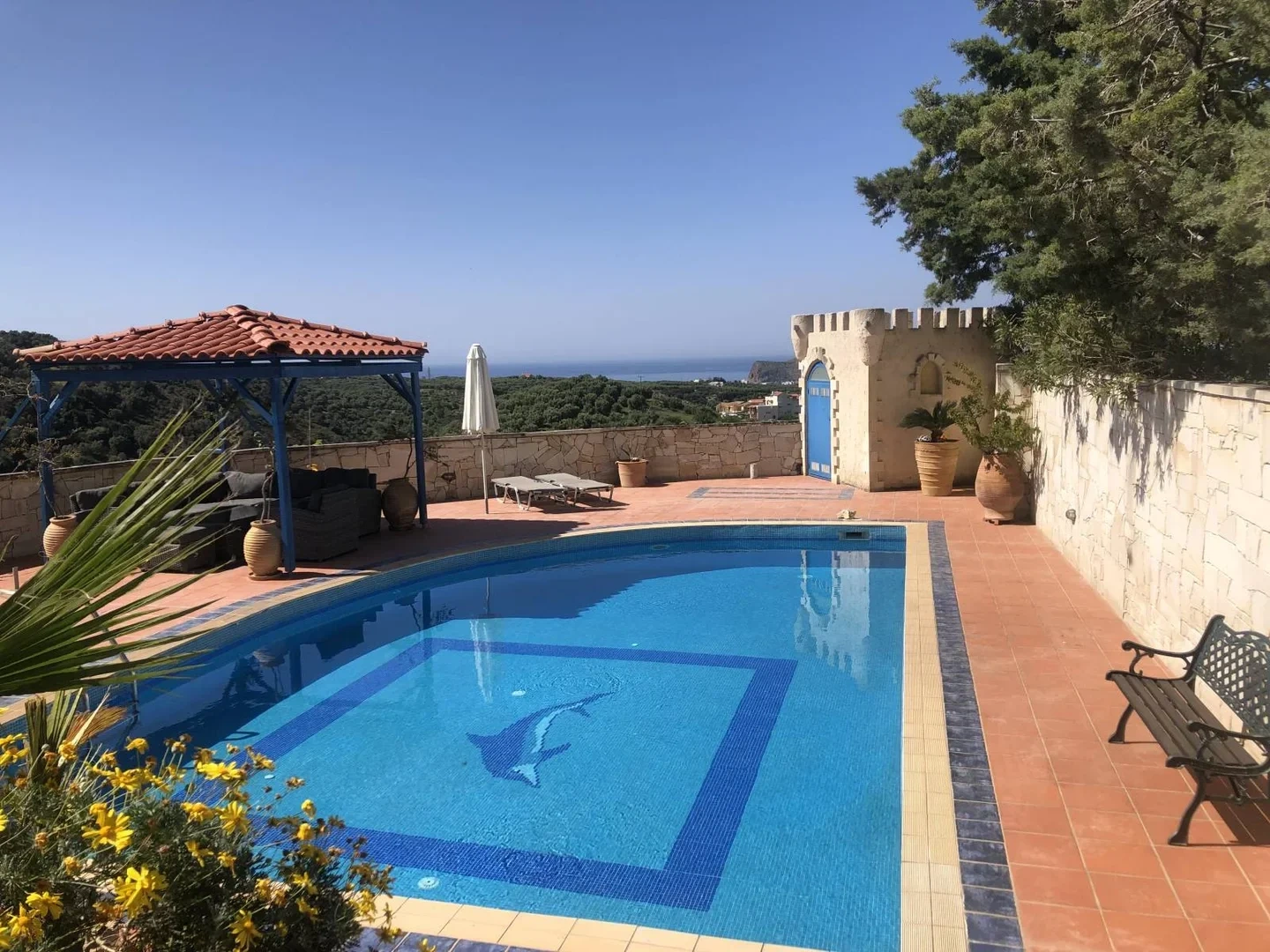 2 - vente maison vue mer stalós crète grèce