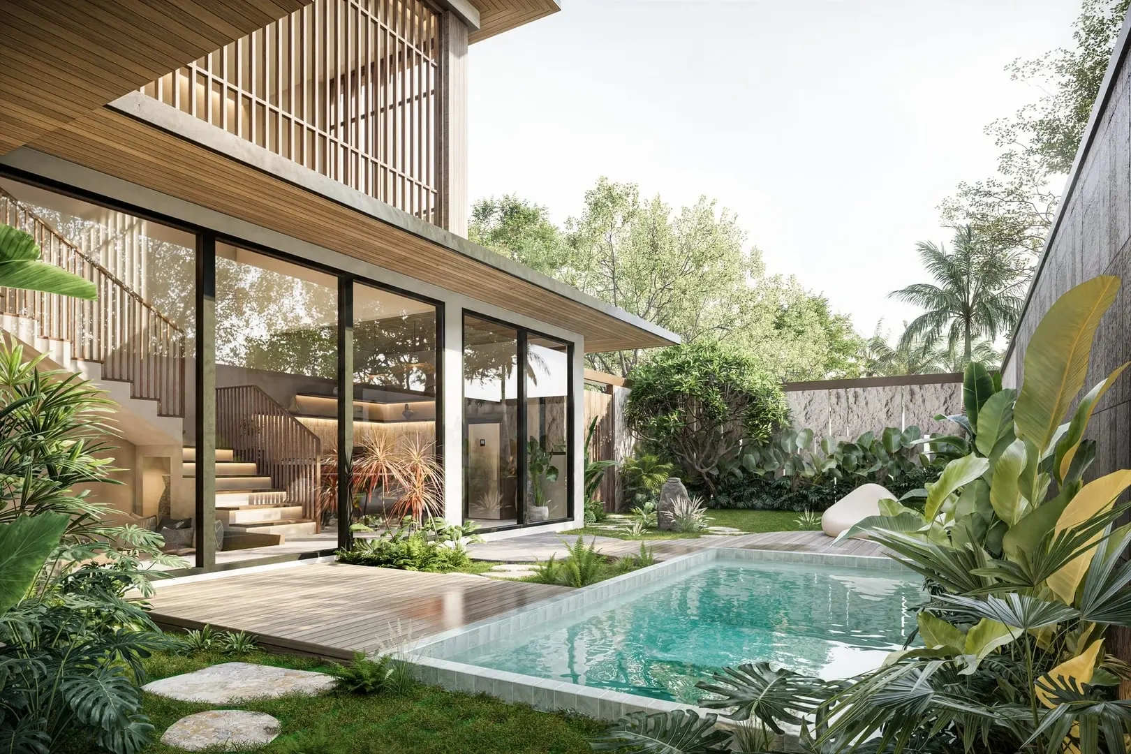 2 - vente villa plage à pied tabanan bali indonésie