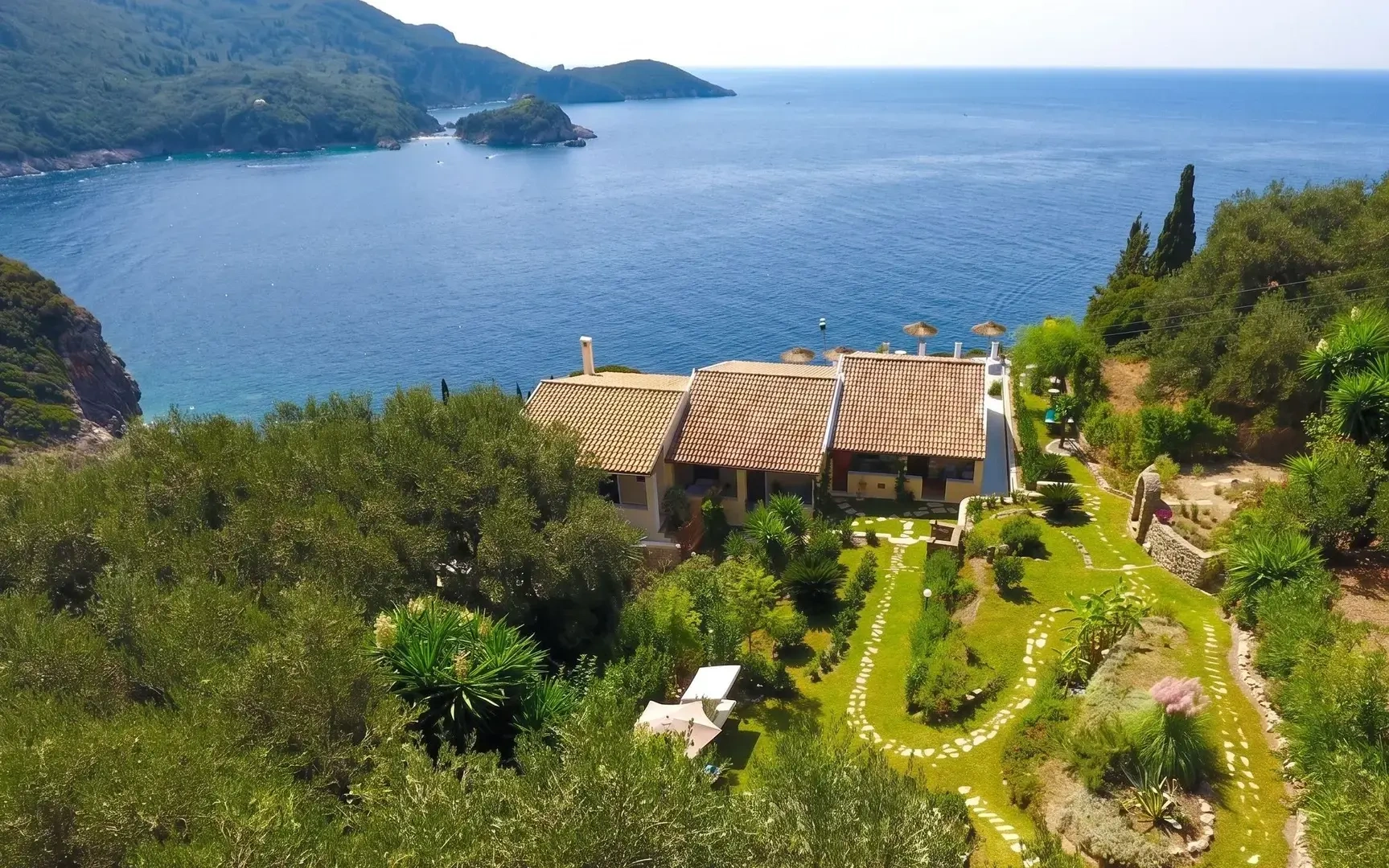 1 - vente appartement vue mer corfu îles ioniennes grèce