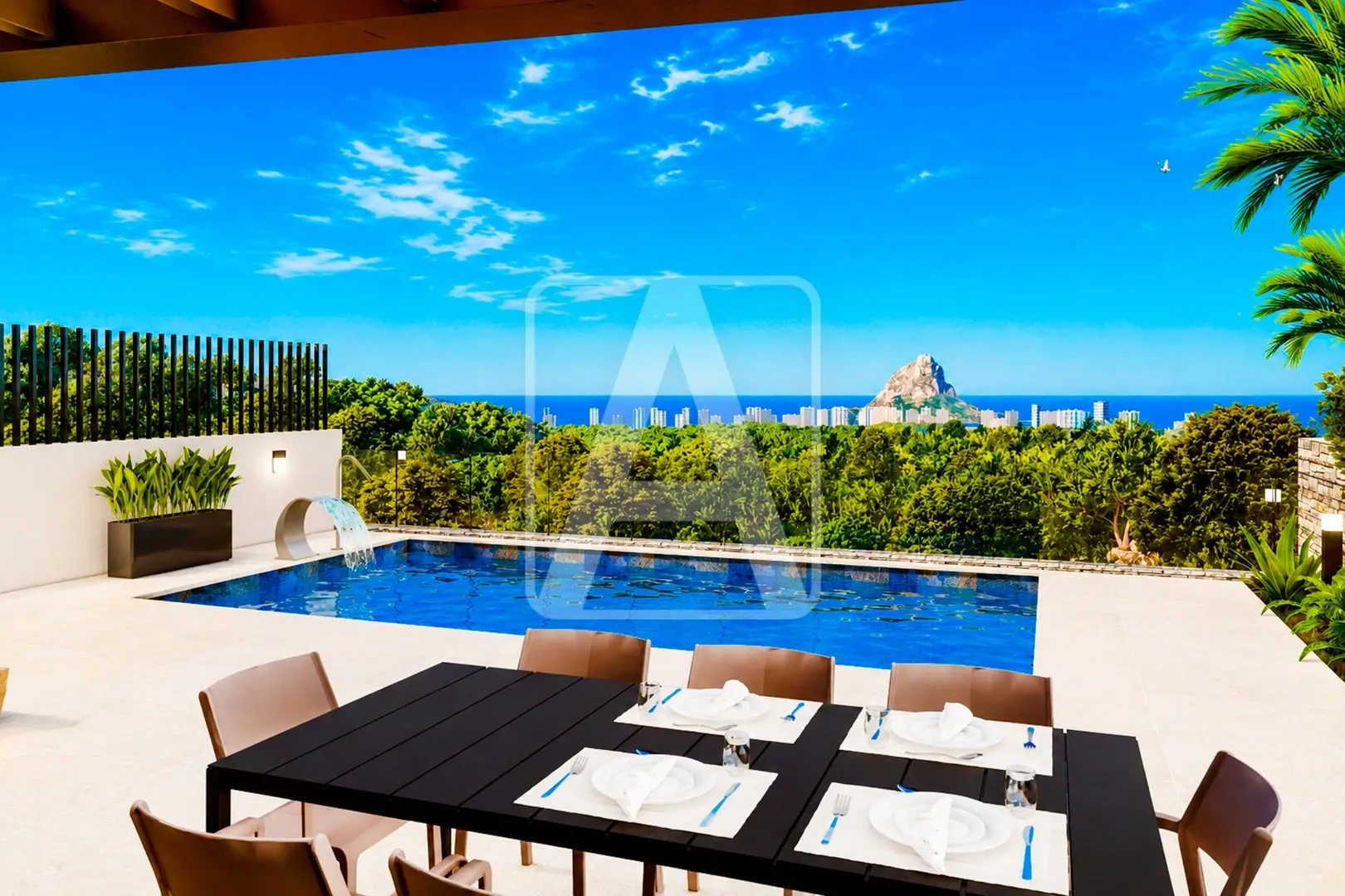 2 - verkoop huis uitzicht op zee calpe - costa blanca valencian community spanje