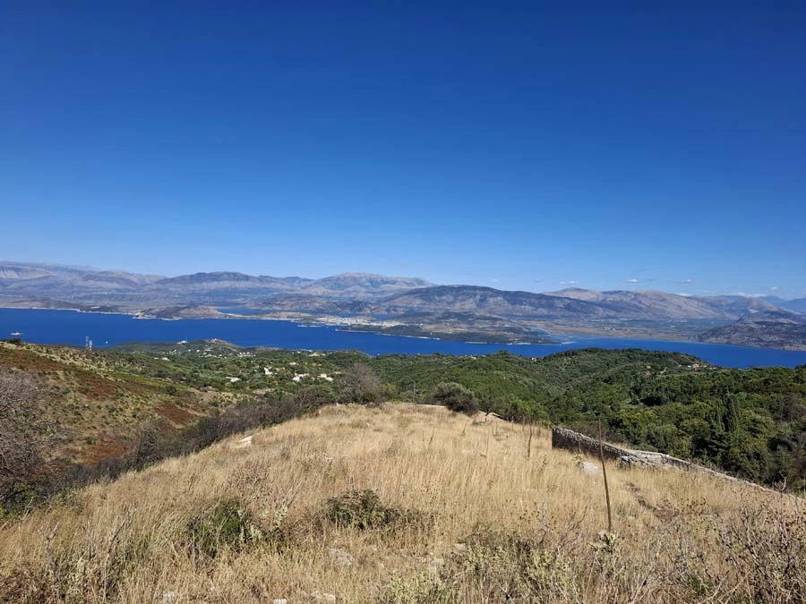 1 - продажа территория вид моря méngoulas ионические острова греция