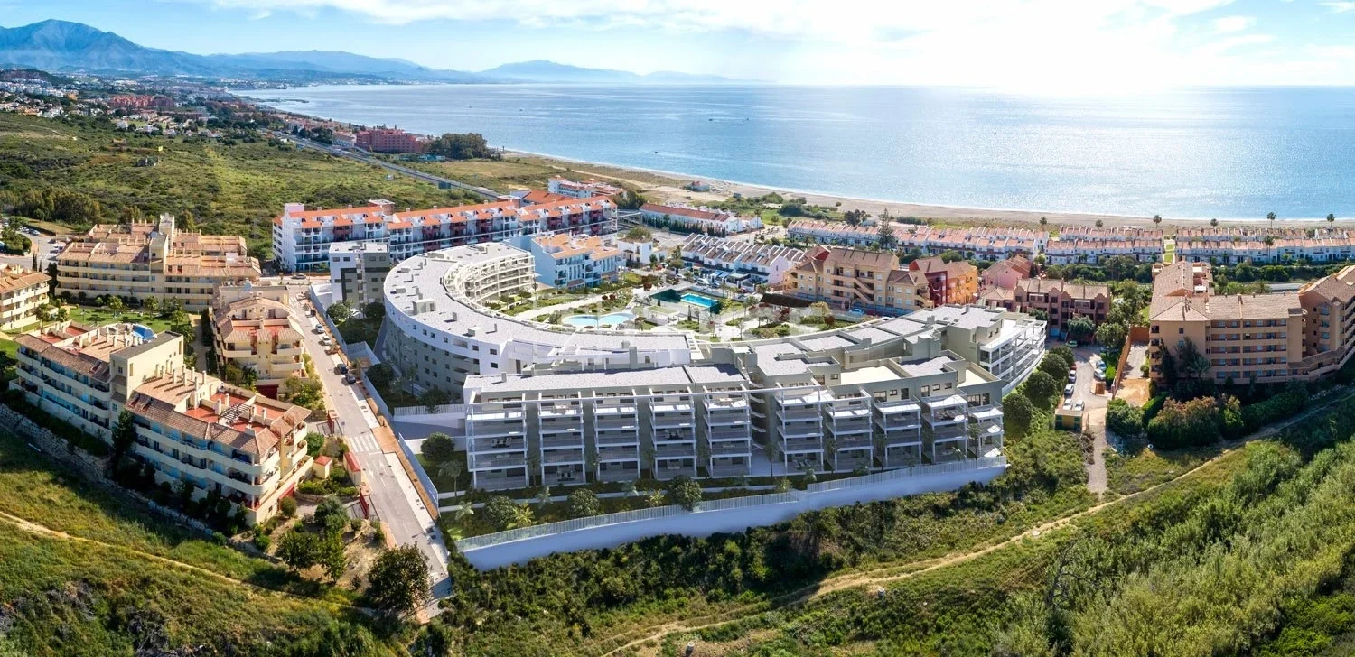 1 - verkoop appartement uitzicht op zee manilva andalusië spanje