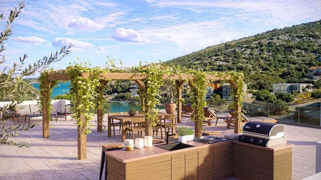 1 - verkauf haus direkt am wasser rogoznica šibenik-knin kroatien