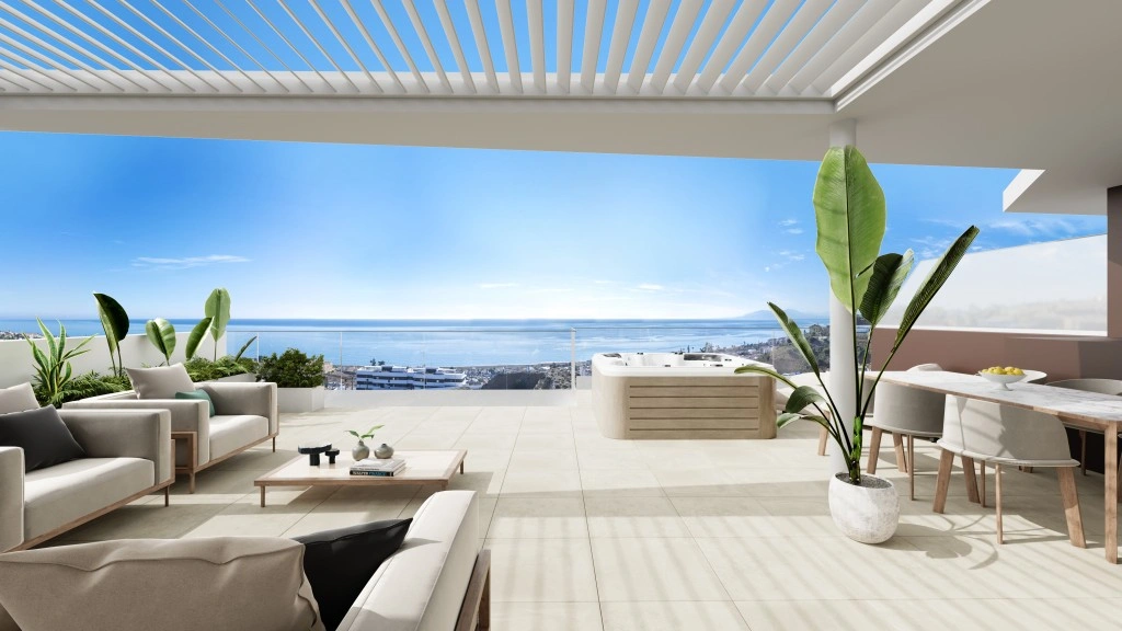 1 - venta apartamento vista al mar rincon de la victoria andalucía españa