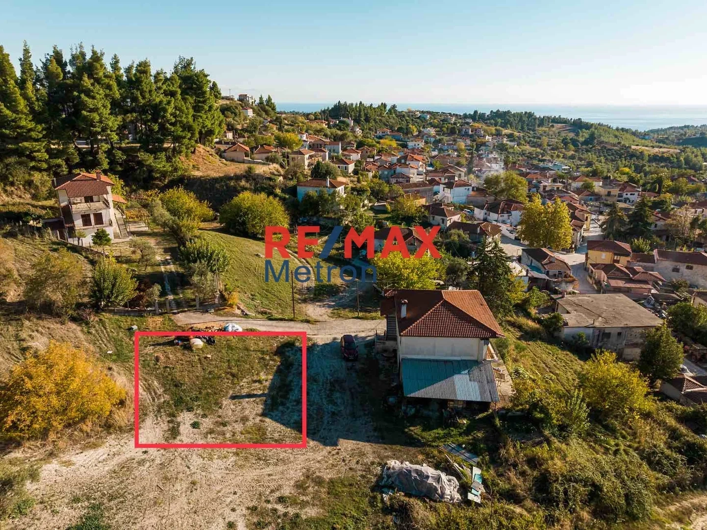 2 - vente terrain vue mer agía paraskeví macédoine centrale grèce