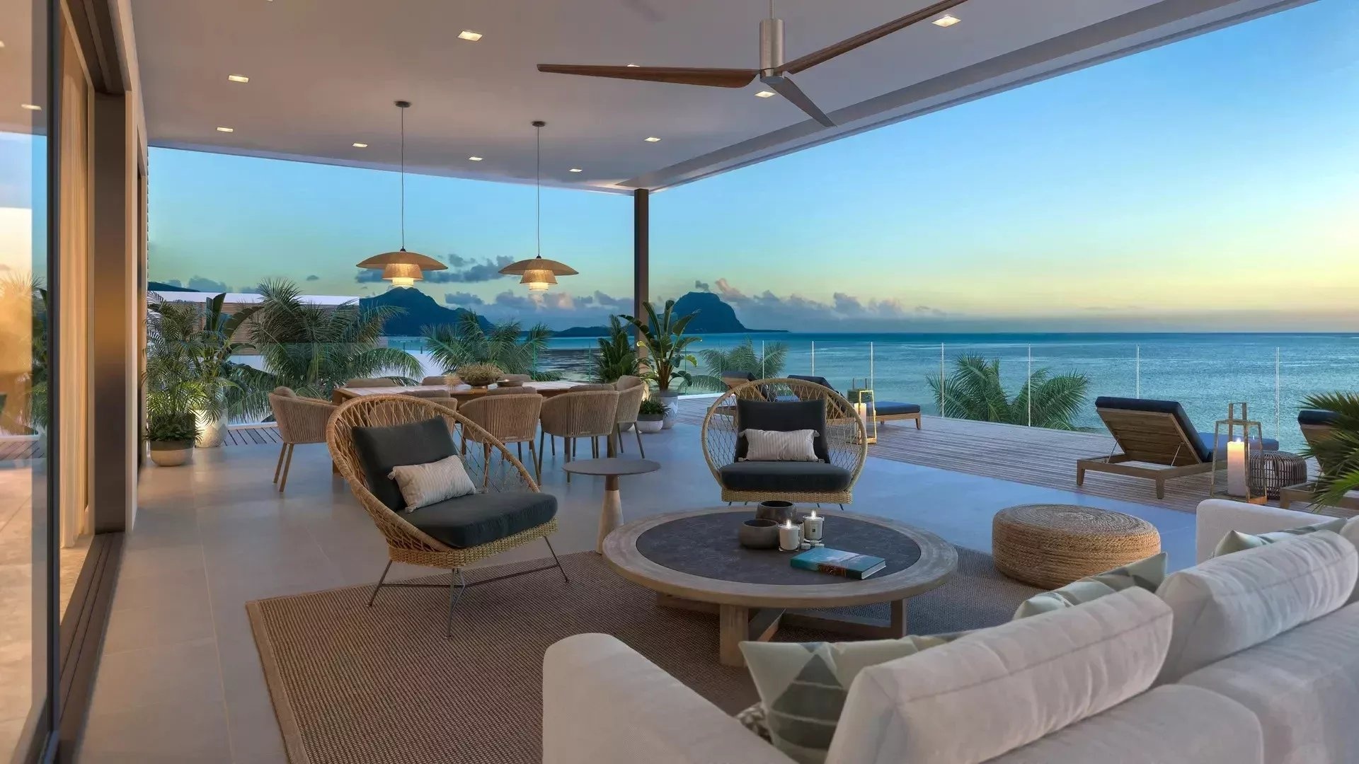 1 - waterfront apartment for sale in black river rivière noire mauritius
