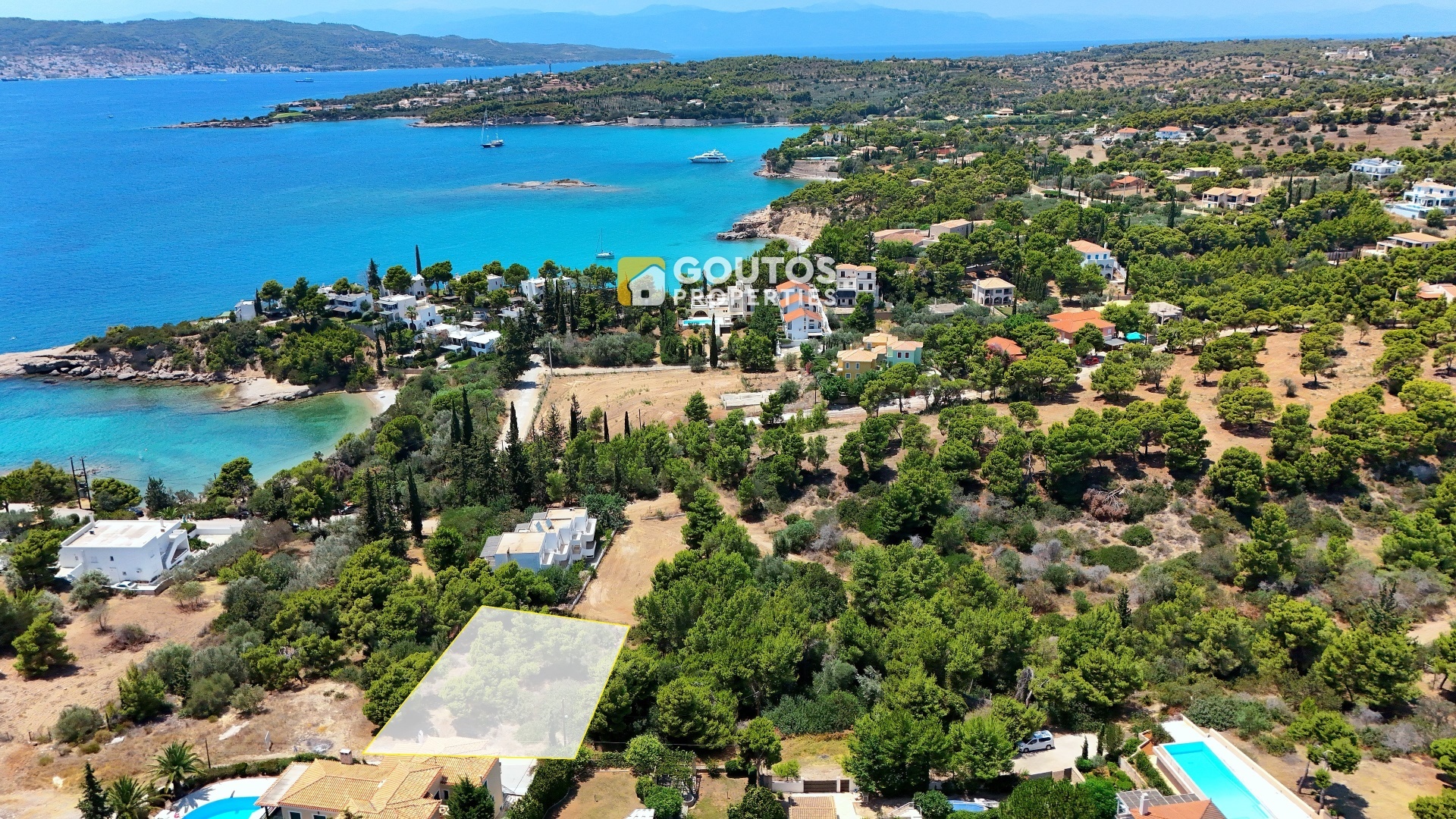 1 - venta terreno vista al mar ágios aimilianós peloponeso grecia