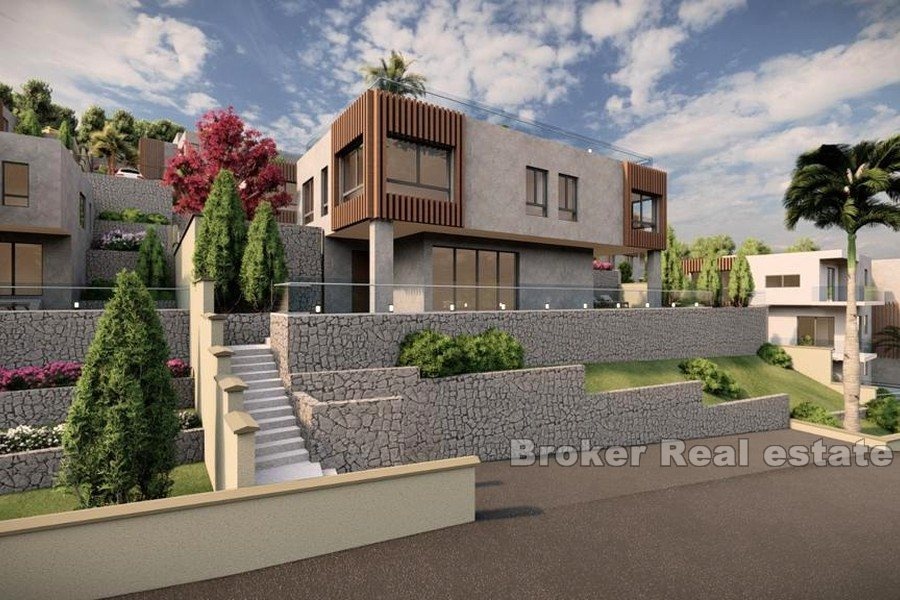 Casa vista al mar con piscina