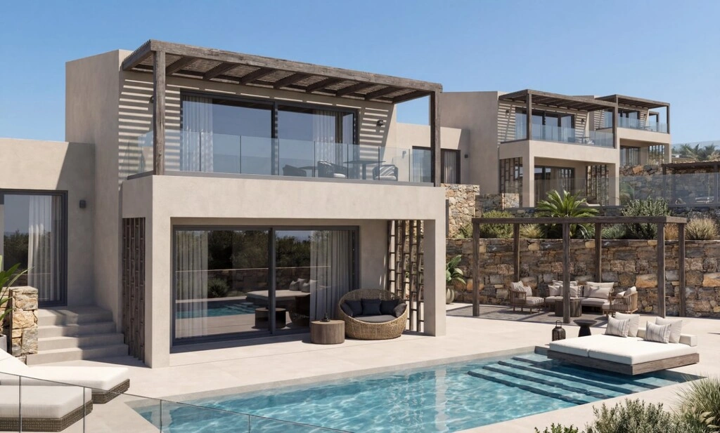 1 - verkoop villa uitzicht op zee ammoudara crete griekenland