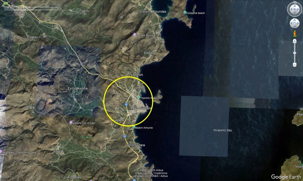 1 - plot of land for sale in agios nikolaos crete greece