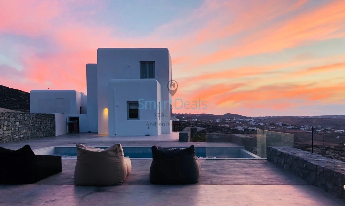2 - vente maison vue mer mykonos - cyclades egée méridionale grèce
