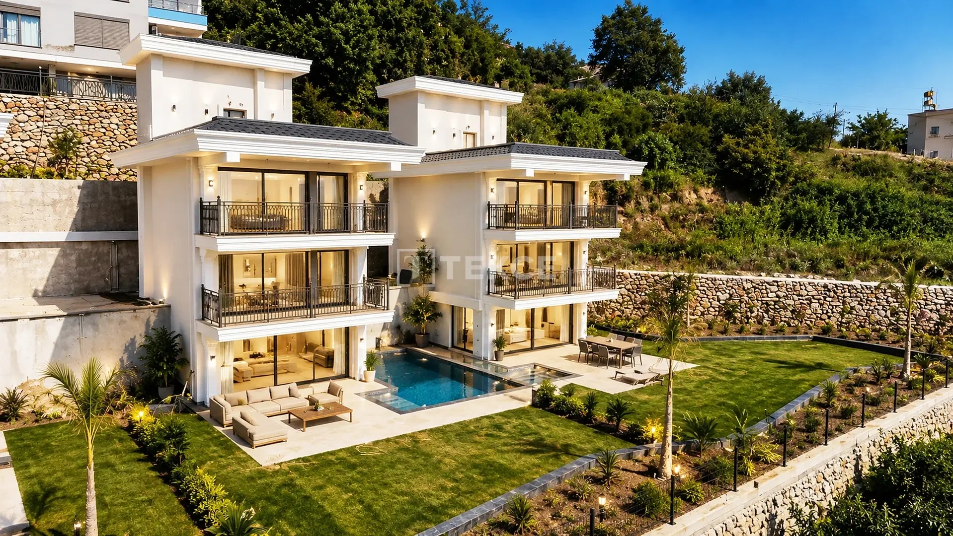2 - verkauf haus meerblick alanya antalya türkei