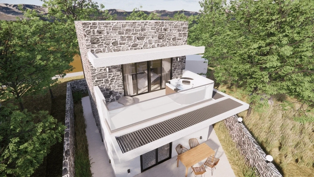 2 - vente maison vue mer kyriánna crète grèce