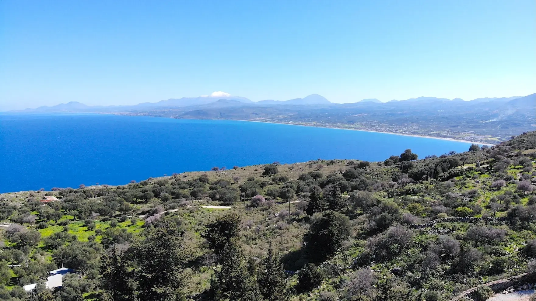 2 - vente terrain vue mer chania crète grèce