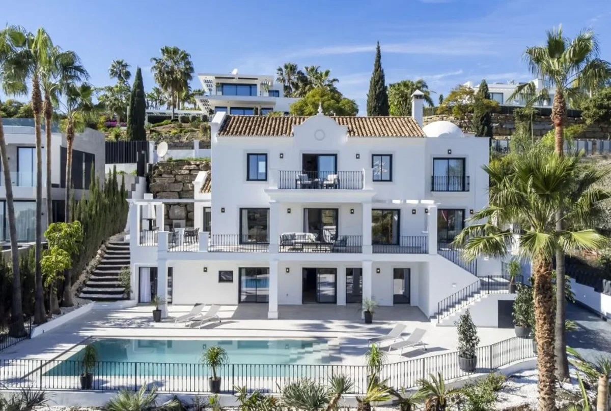 1 - vendita villa vista mare benahavis - costa del sol andalusia spagna