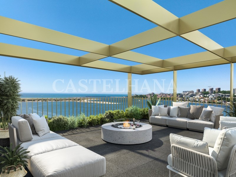 1 - sea view apartment for sale in canidelo north region portugal