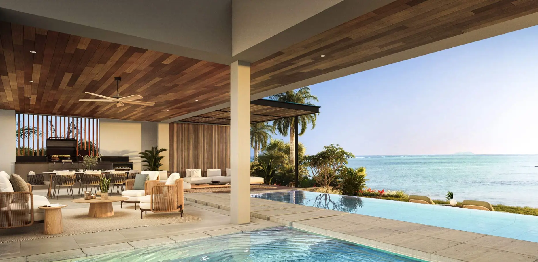 2 - vendita casa fronte mare grand gaube rivière du rempart mauritius