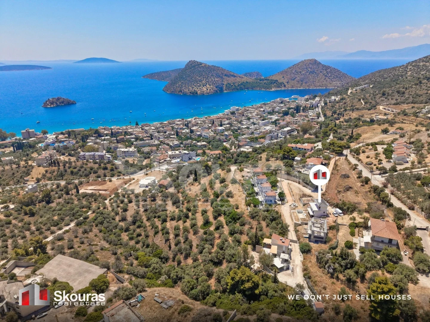 1 - vente maison vue mer tolón péloponnèse grèce