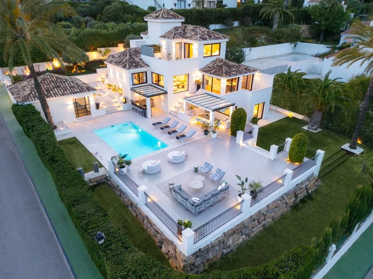 1 - venda villa vista de mar nueva andalucia andaluzia espanha