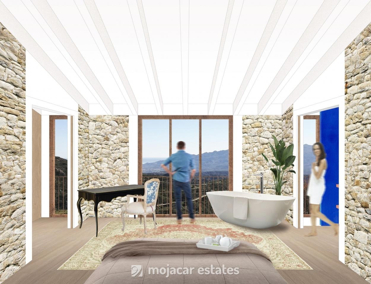 2 - sea view plot of land for sale in bedar andalusia spain
