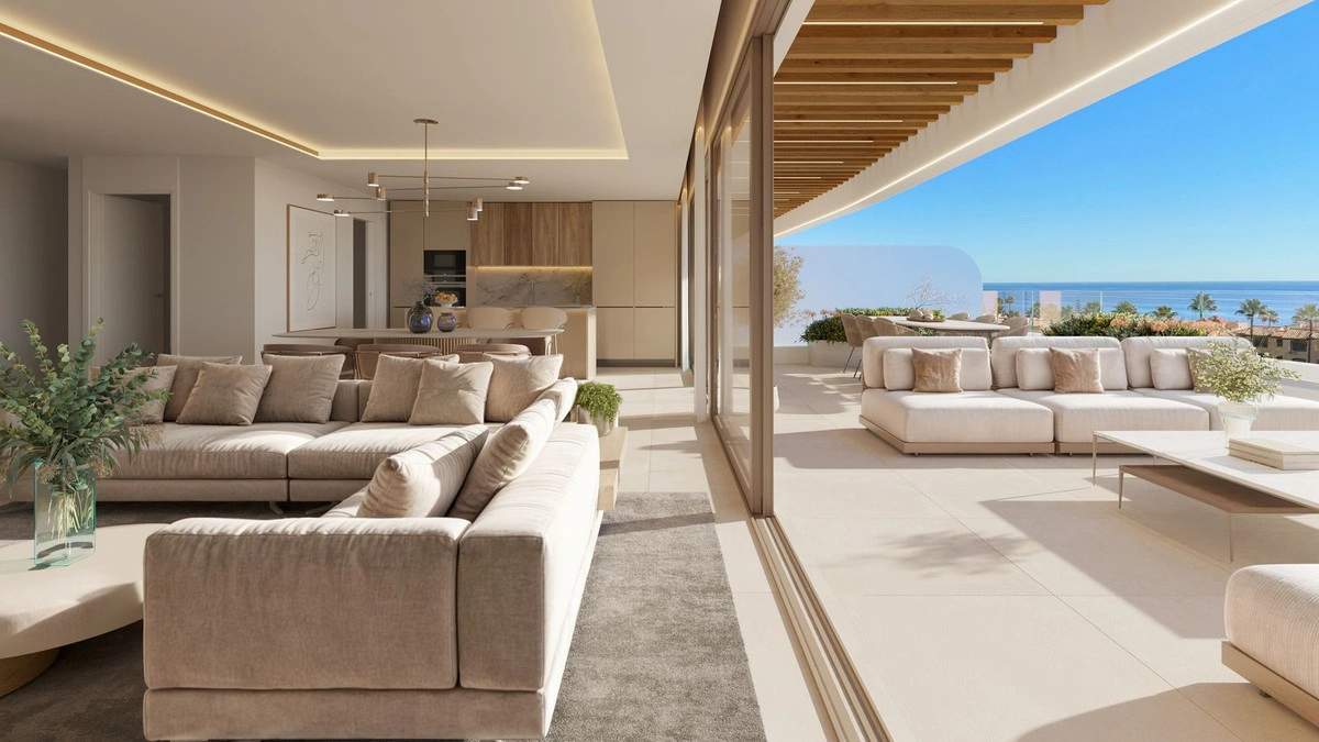 2 - продажа квартира вид моря casares - costa del sol андалусия испания