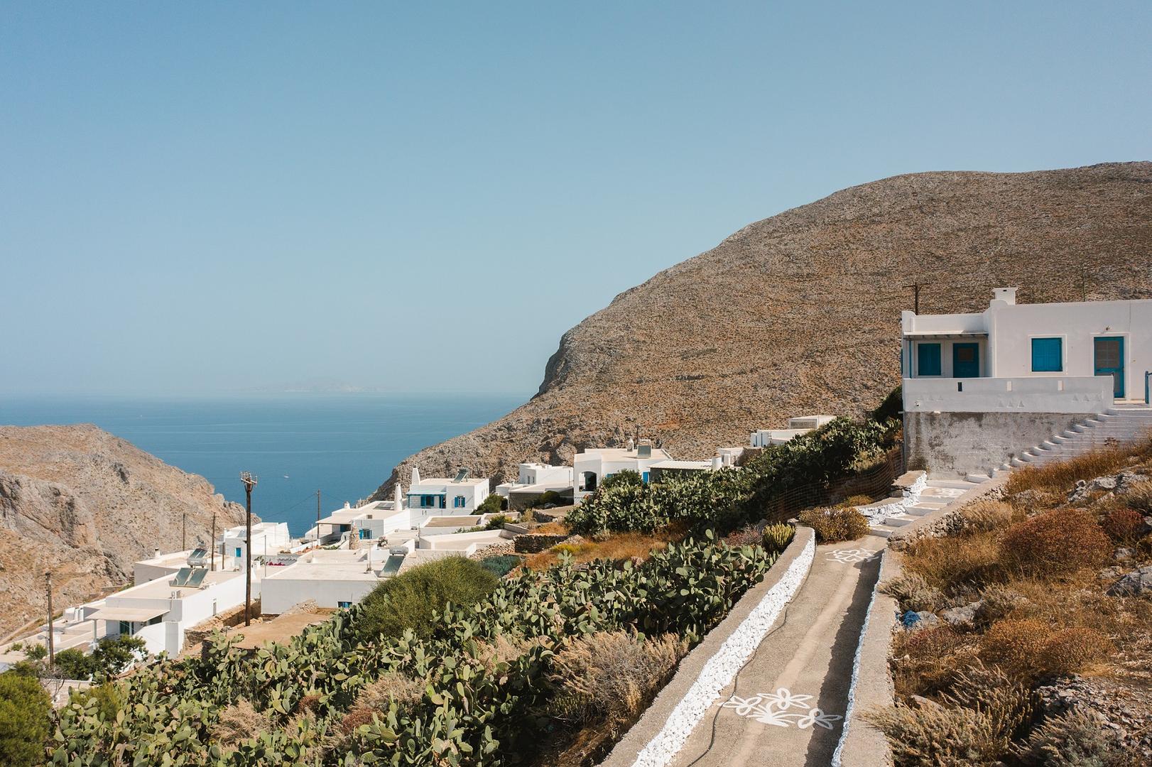 2 - vendita terreno vista mare amorgo - cicladi egeo meridionale grecia