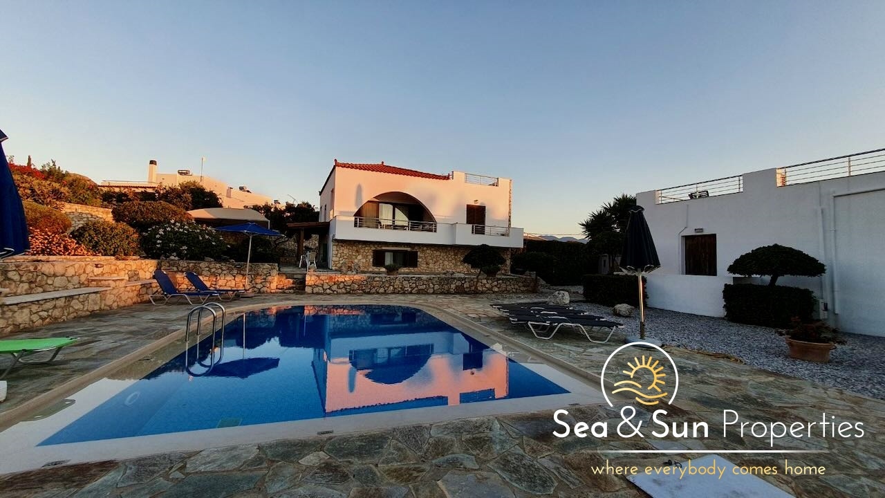 1 - sea view house for sale in pláka crete greece