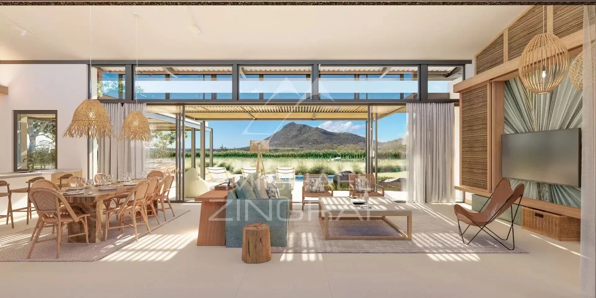 2 - sea view villa for sale in black river rivière noire mauritius