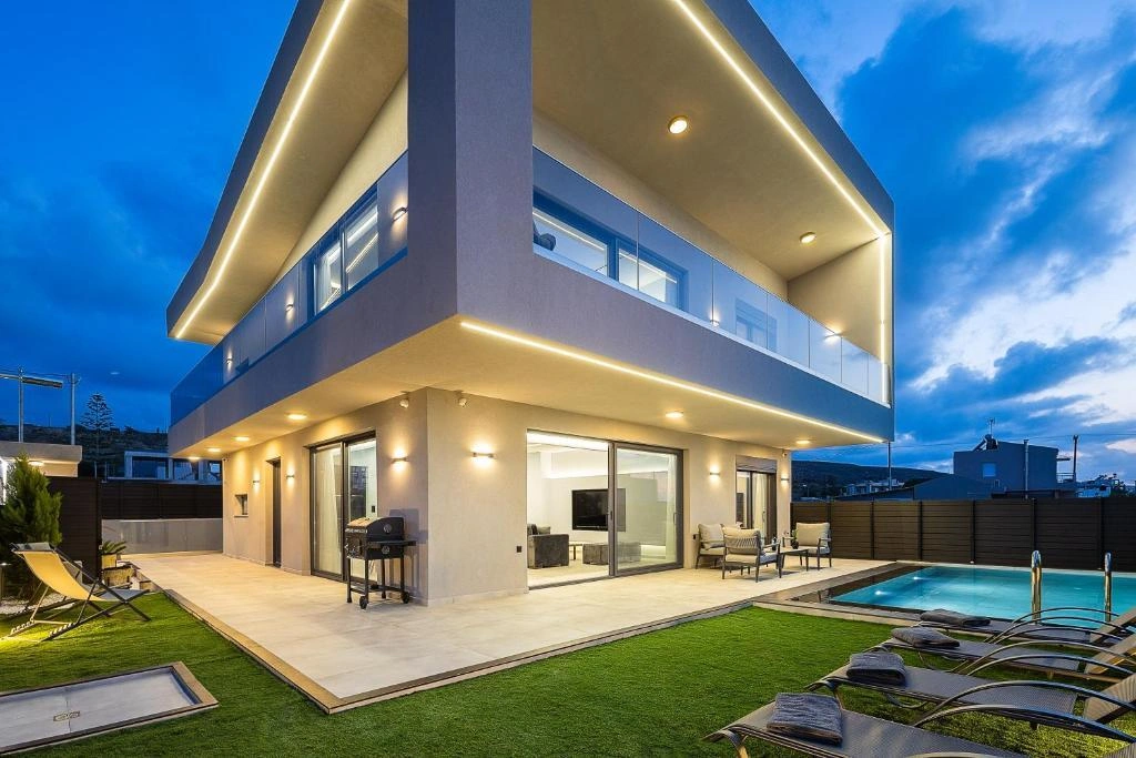 1 - sea view villa for sale in goúrnes crete greece