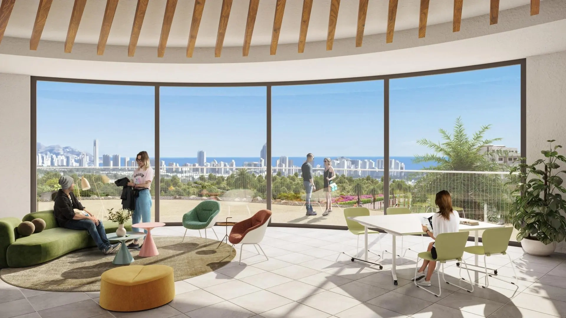 2 - venda apartamento vista de mar finestrat - costa blanca comunidade valenciana espanha
