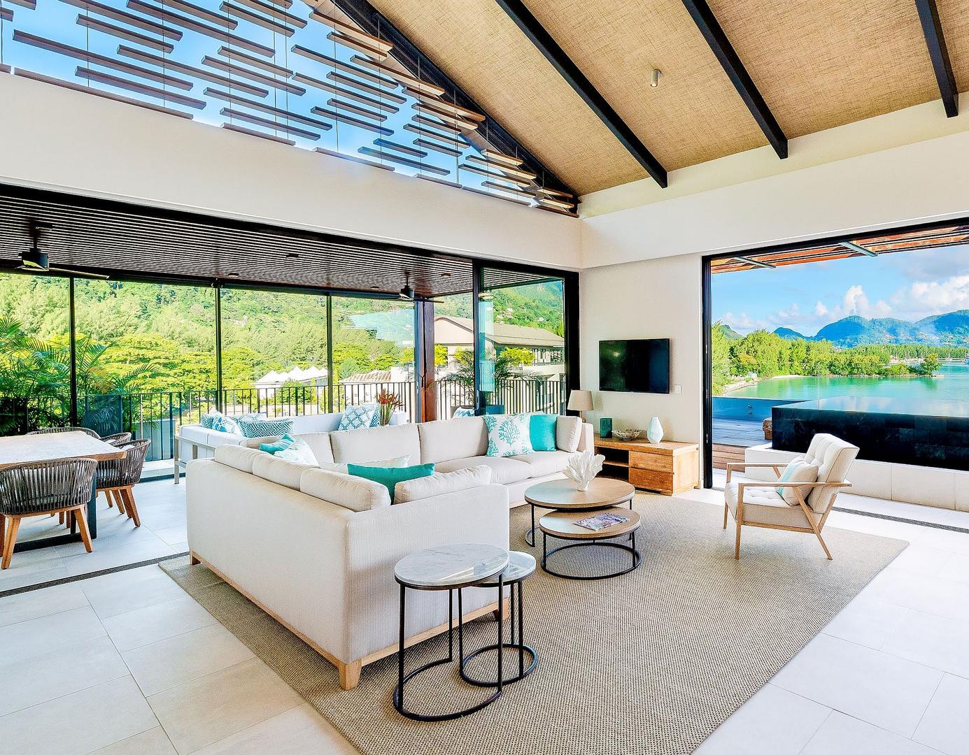 1 - waterfront apartment for sale in roche caiman mahé seychelles
