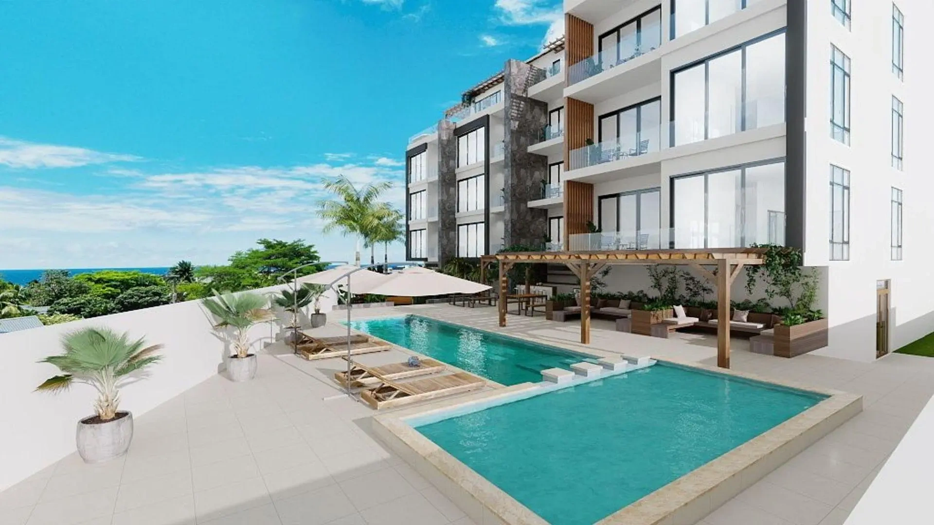 1 - sea view apartment for sale in flic en flac rivière noire mauritius
