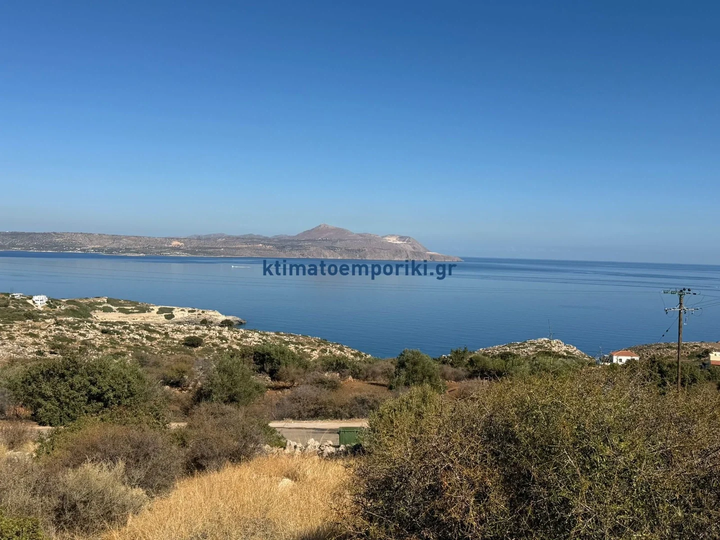 2 - vente terrain vue mer kokkino chorio crète grèce