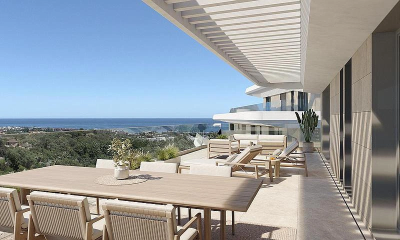 1 - vente appartement vue mer estepona - costa del sol andalousie espagne