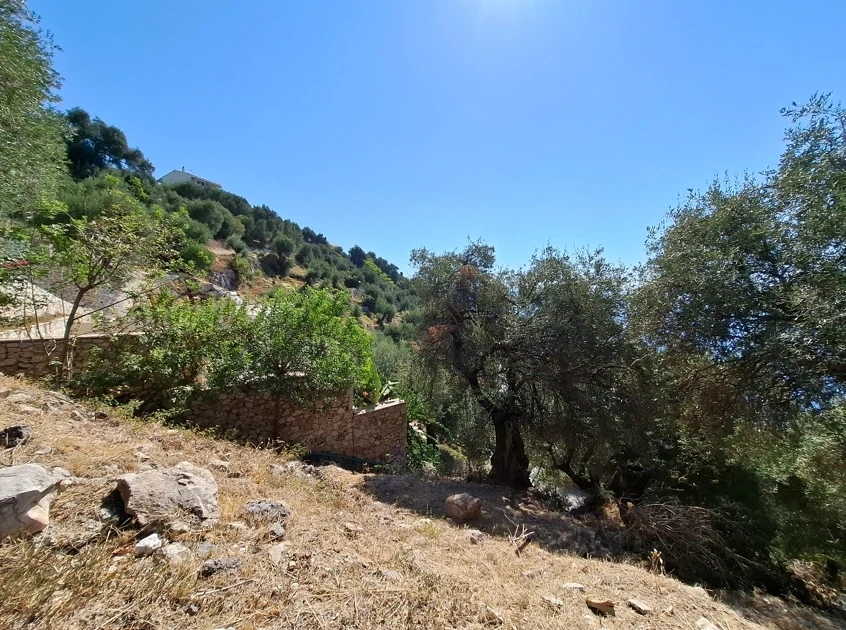 2 - vente terrain vue mer agní îles ioniennes grèce