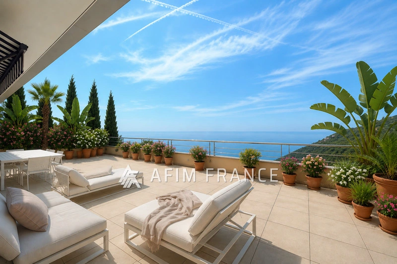 1 - vente appartement vue mer eze alpes-maritimes france