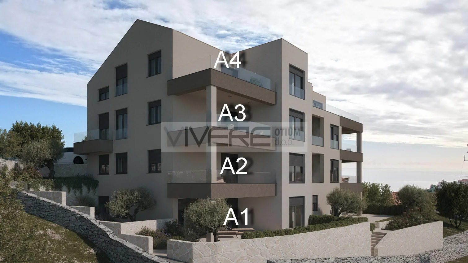 2 - venda apartamento vista de mar ražanj sibenik croácia