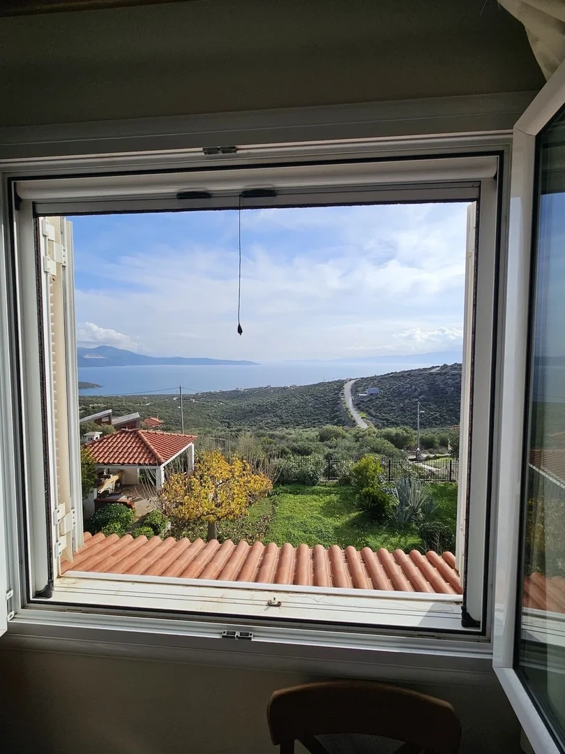 2 - vente villa vue mer akti nireos grèce centrale grèce