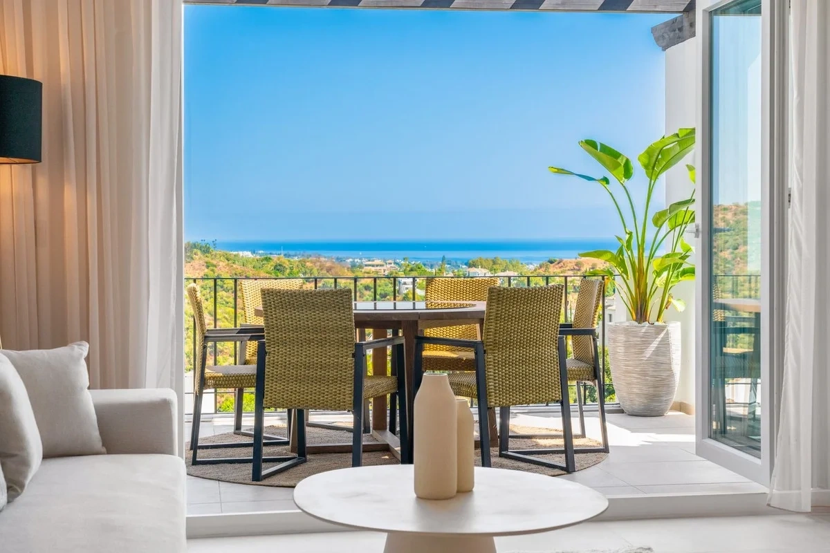 1 - venta apartamento vista al mar benahavis - costa del sol andalucía españa