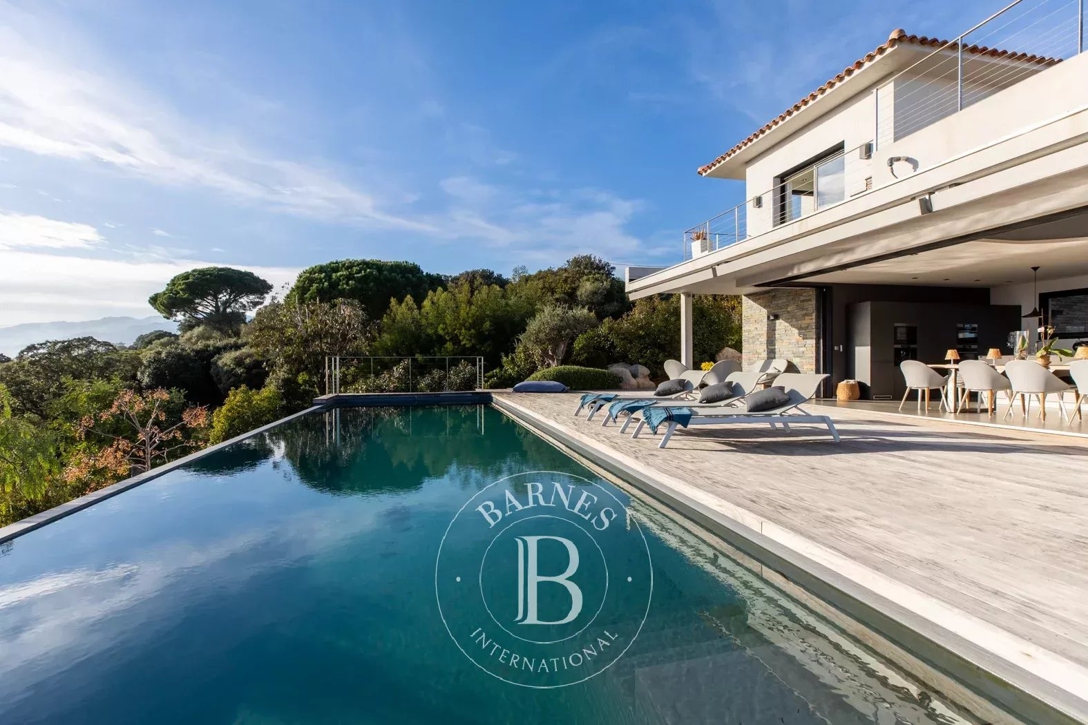 1 - sea view house for vacation rentals in sainte-lucie-de-porto-vecchio corsica (south) france