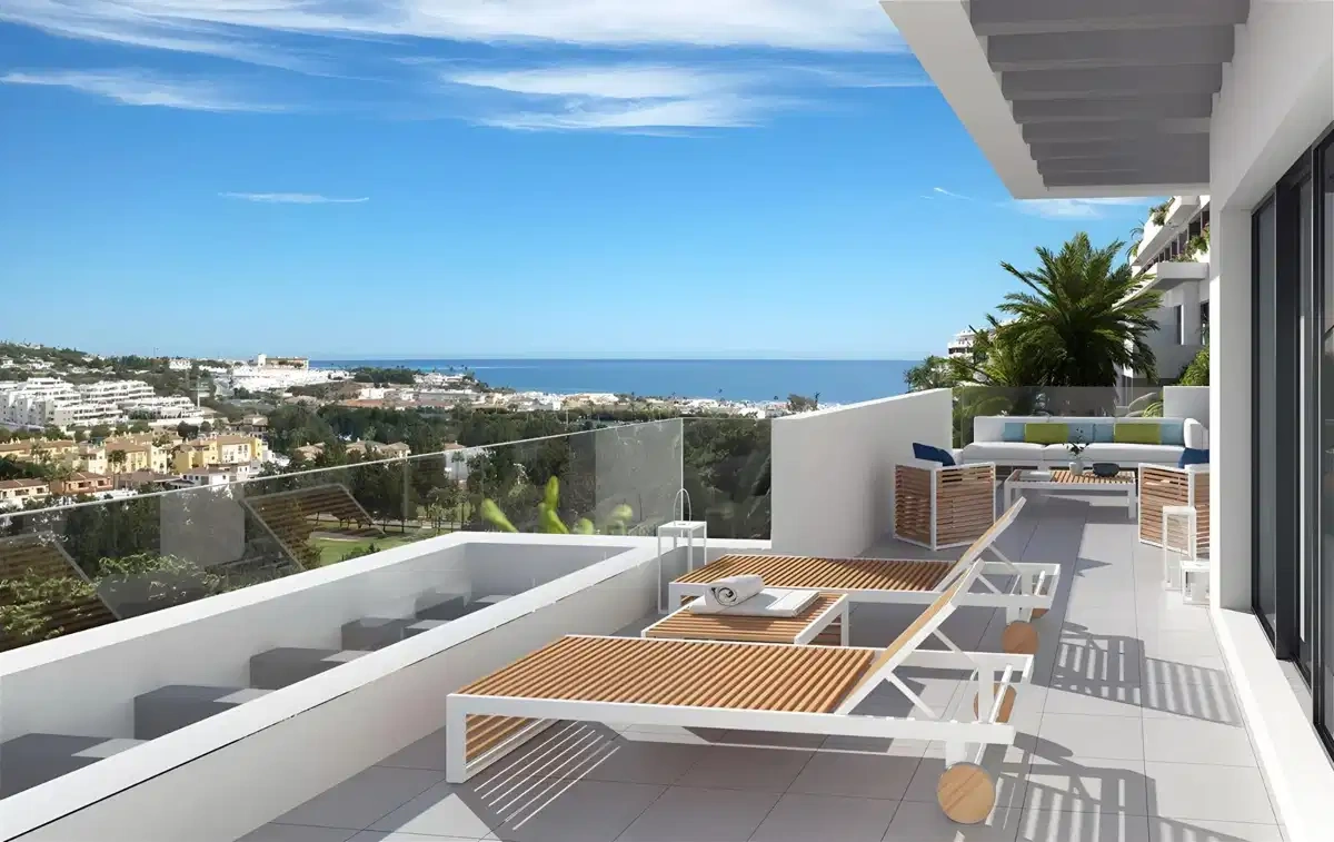 1 - vente appartement vue mer mijas andalousie espagne