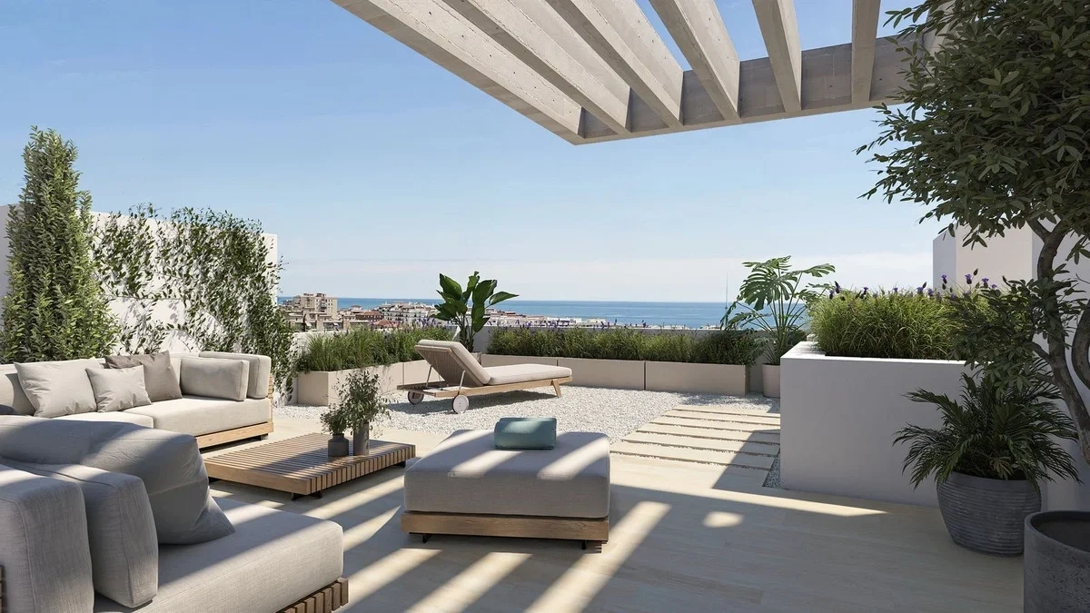 1 - vente appartement pieds dans l'eau estepona - costa del sol andalousie espagne