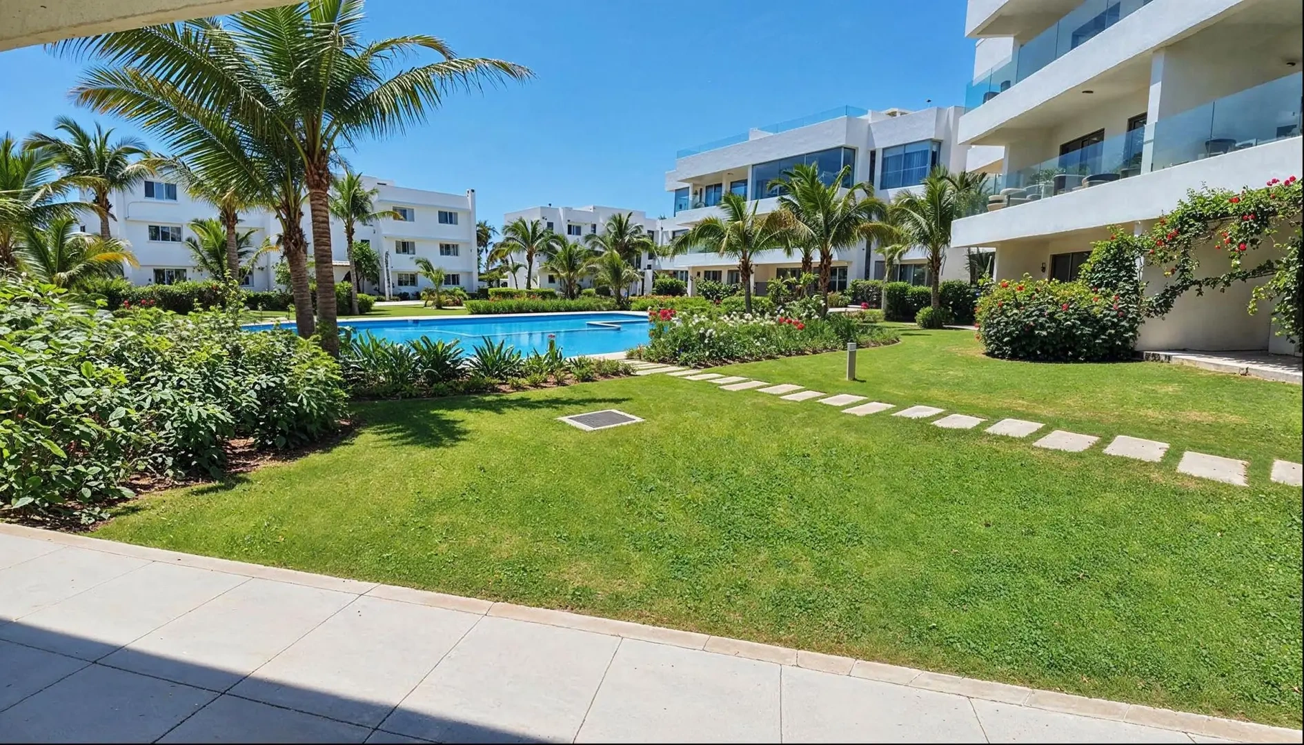 2 - vente appartement plage à pied pointe aux canonniers pamplemousses île maurice