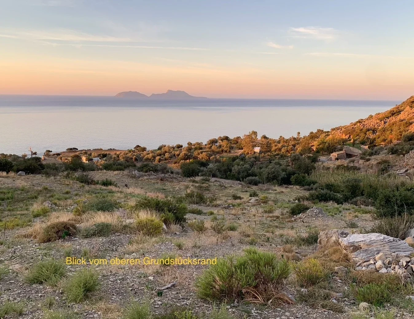 2 - sea view plot of land for sale in agia galini crete greece