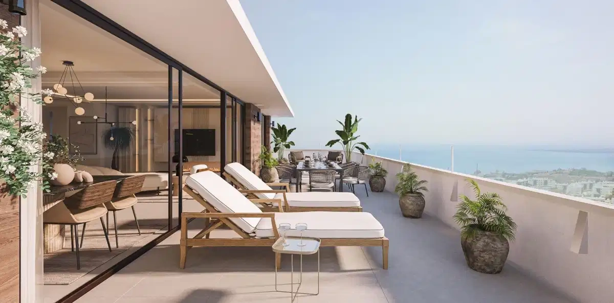 1 - vente appartement vue mer fuengirola - costa del sol andalousie espagne