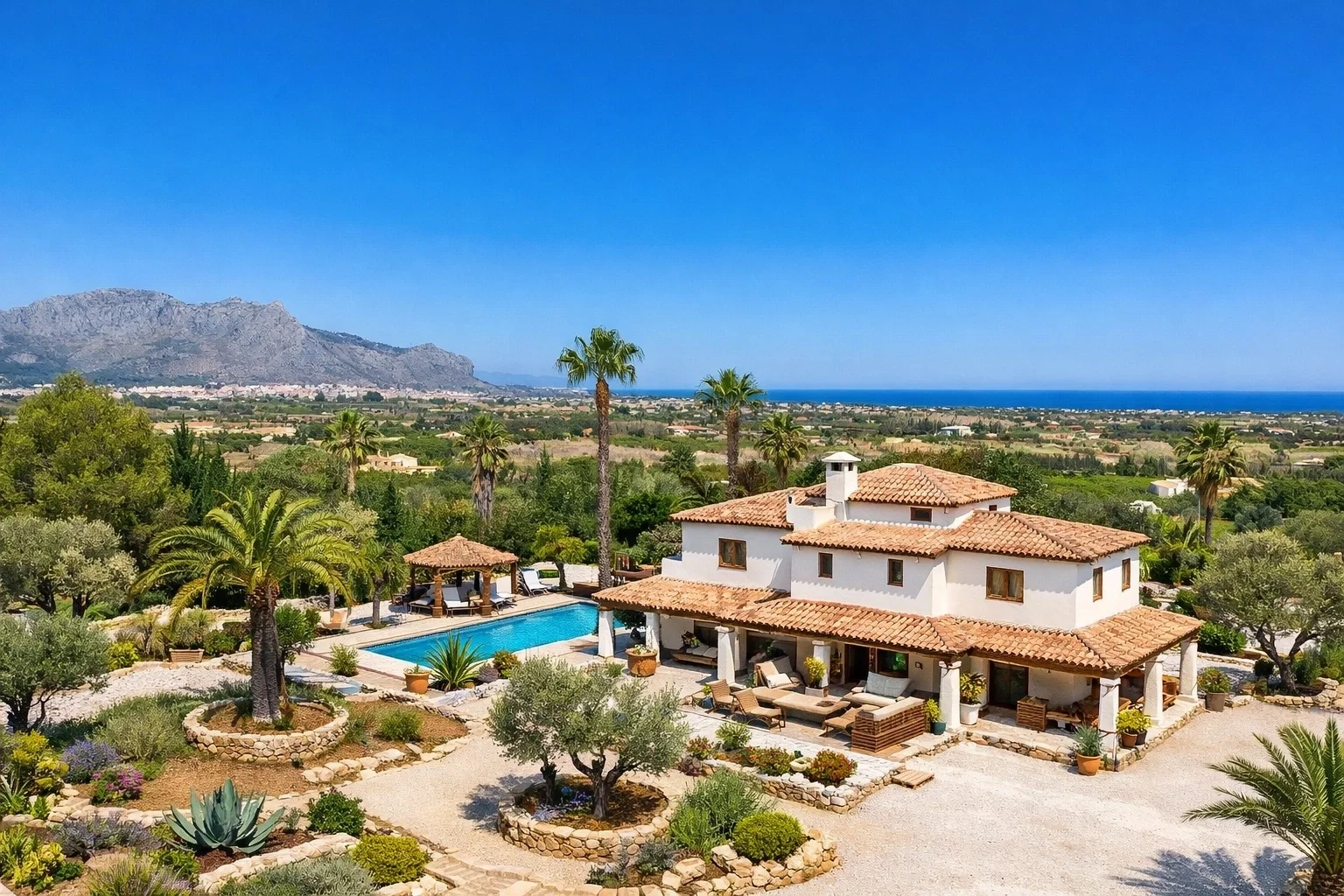 1 - vente villa vue mer pedreguer communauté valencienne espagne