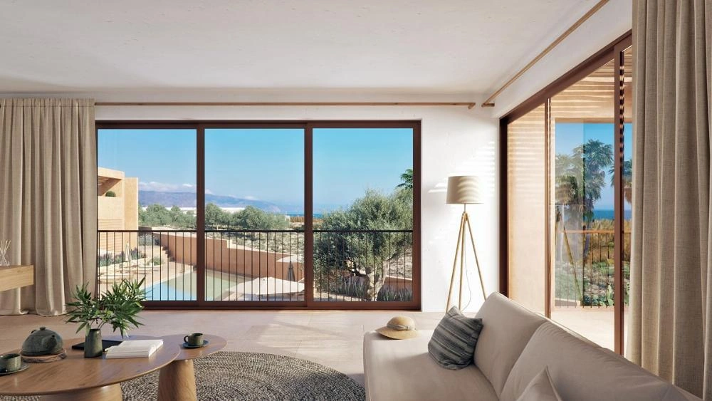 2 - sea view apartment for sale in máleme crete greece