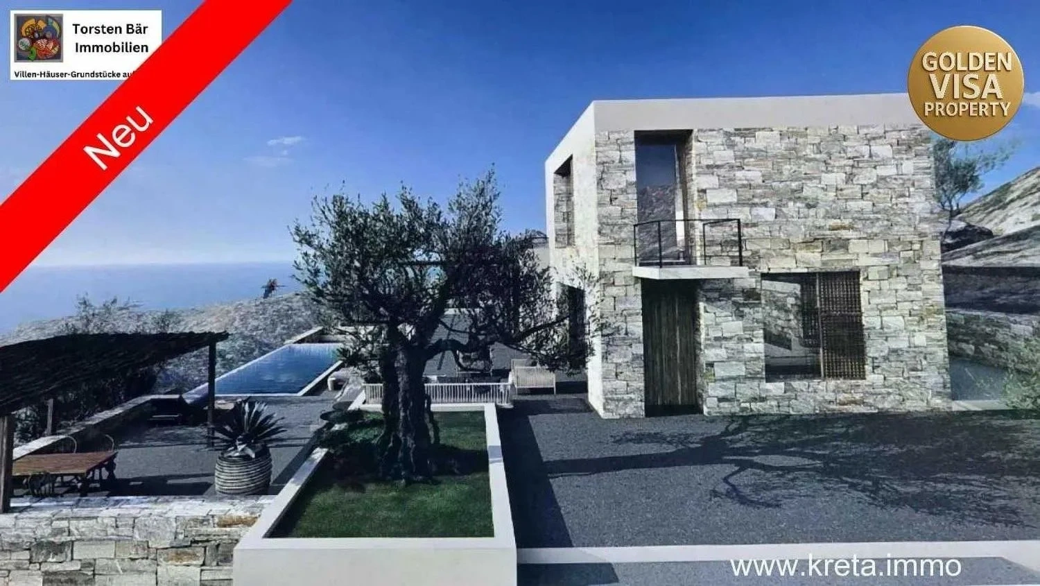 1 - venda villa vista de mar kamilárion creta grécia