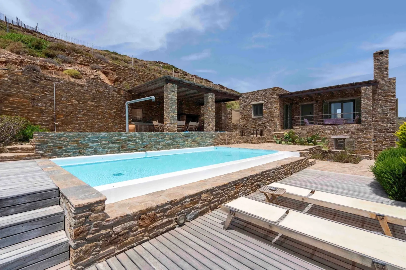 2 - sea view house for sale in andros - cyclades south aegean greece